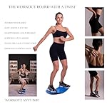 FITIUM Balance Boards Yoga, Fitness Board, Workout Balance Board Sports, Twist Board for Workout, Gym Sports, Balancing Exercises, Dancers, Stability Training Twisting, Exercise Abs Arms Legs,Blue - Image 2