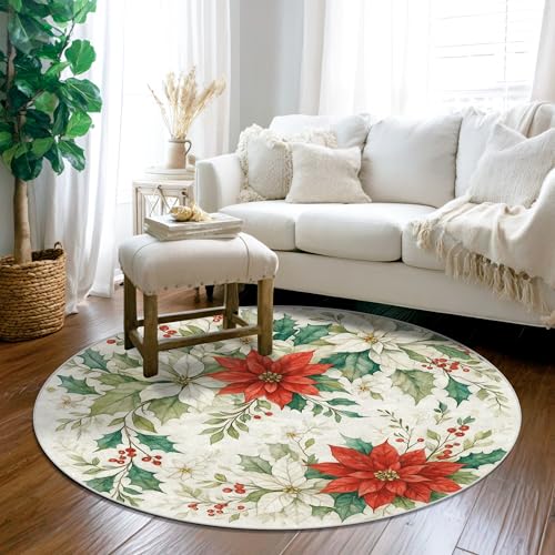 Tapis de Noël pour salon et bureau format carré 1,5m
