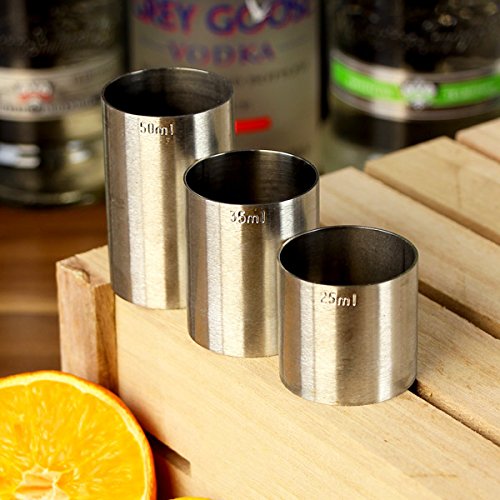 Utopia Stainless Steel Thimble Bar Measure CE 50ml, F91084-CE0000-B01012, Single, Silver - Image 3