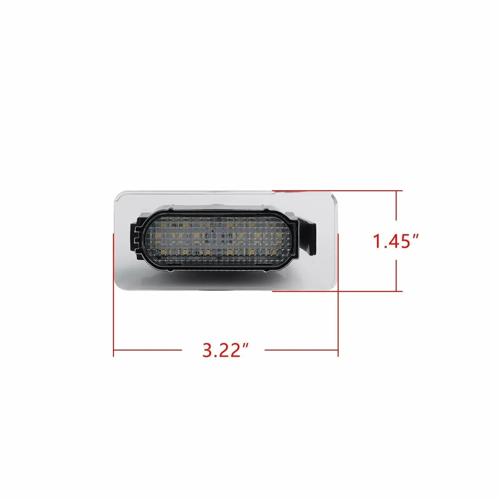 Luces Matrícula Coche Para Toyota Para Corolla 2014 2015 2016 2017 2018 2019 2 Bombillas LED Blancas Para Matrícula Canbus 81270-02250