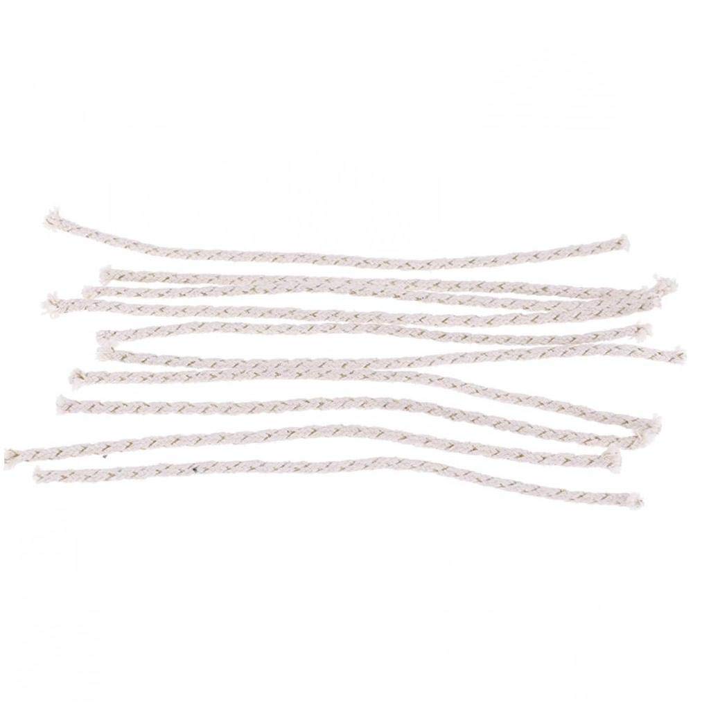 Amoyer 10Pcs Replacement For Petrol Lighter Fire Starter Bulk Copper Wire Cotton Core Wick Kerosene Oil Lighter Accessories