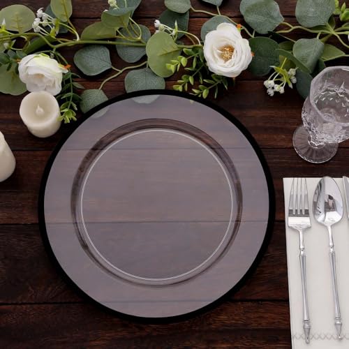 Tableclothsfactory 10 unidades platos desechables 12" miniatura 7