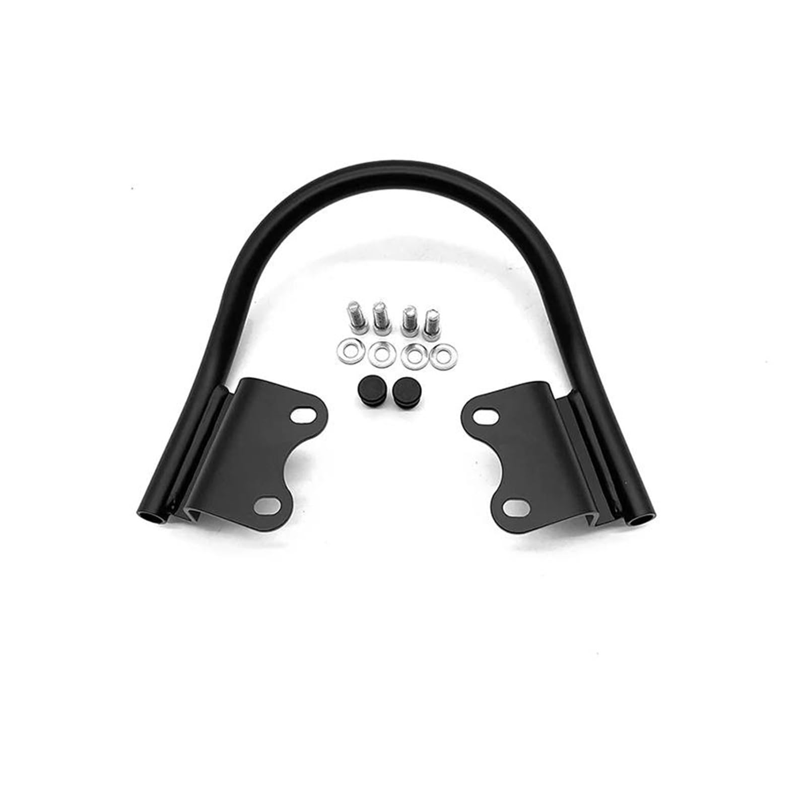 Barra Agarre Asiento Trasero Pasajero Motocicleta Apoyabrazos Manillar para Street Twin 900 2016-2022 para Speed Twin 900 2023-2024(Negro)