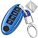 Produktbild Key Protection Shell Auto Schlüssel Hülle Key Cover Case Etui Silikon mit Schlüsselanhänger Für Nissan Maxima Nissan Altima Nissan Gt-r Nissan Sentra Nissan Murano 4 Buttons Blau
