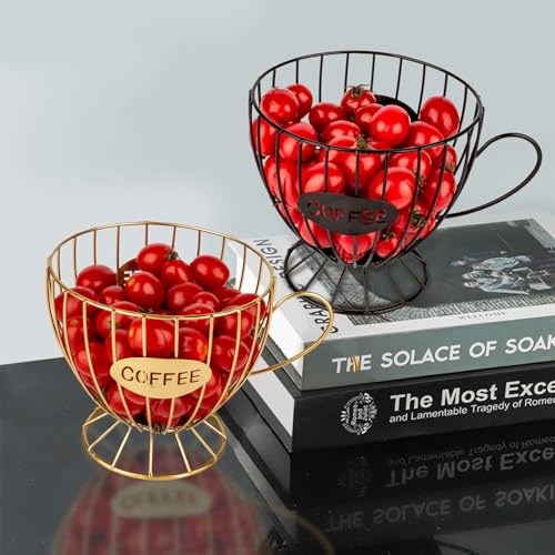 Miniatura 5 de Guolich Cesta De Almacenamiento Para Cápsulas De Café,Organizador De Cafe Soporte Para Cápsulas De Café,Porta Capsulas Cafe, Para Guardar Cápsulas De Café Y Frutas Negro