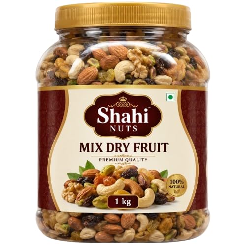 SHAHI NUTS Mix Dry Fruits 1Kg | Healthy Superfoods Nuts- Cashews, Almonds, Pistachio | Cranberries, Raisins | Seeds - Pumpkin, Sunflower | Delicious & Crunchy Mixed Dry Fruits-image-4