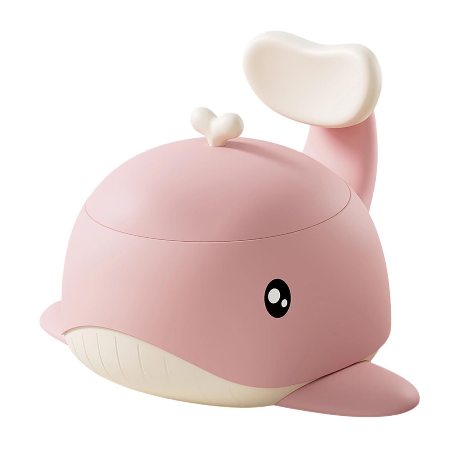 Vasino per bambini facile da usare, simpatico cartone animato a forma balena, facile da pulire, vasino portatile per bambini da 12 mesi in