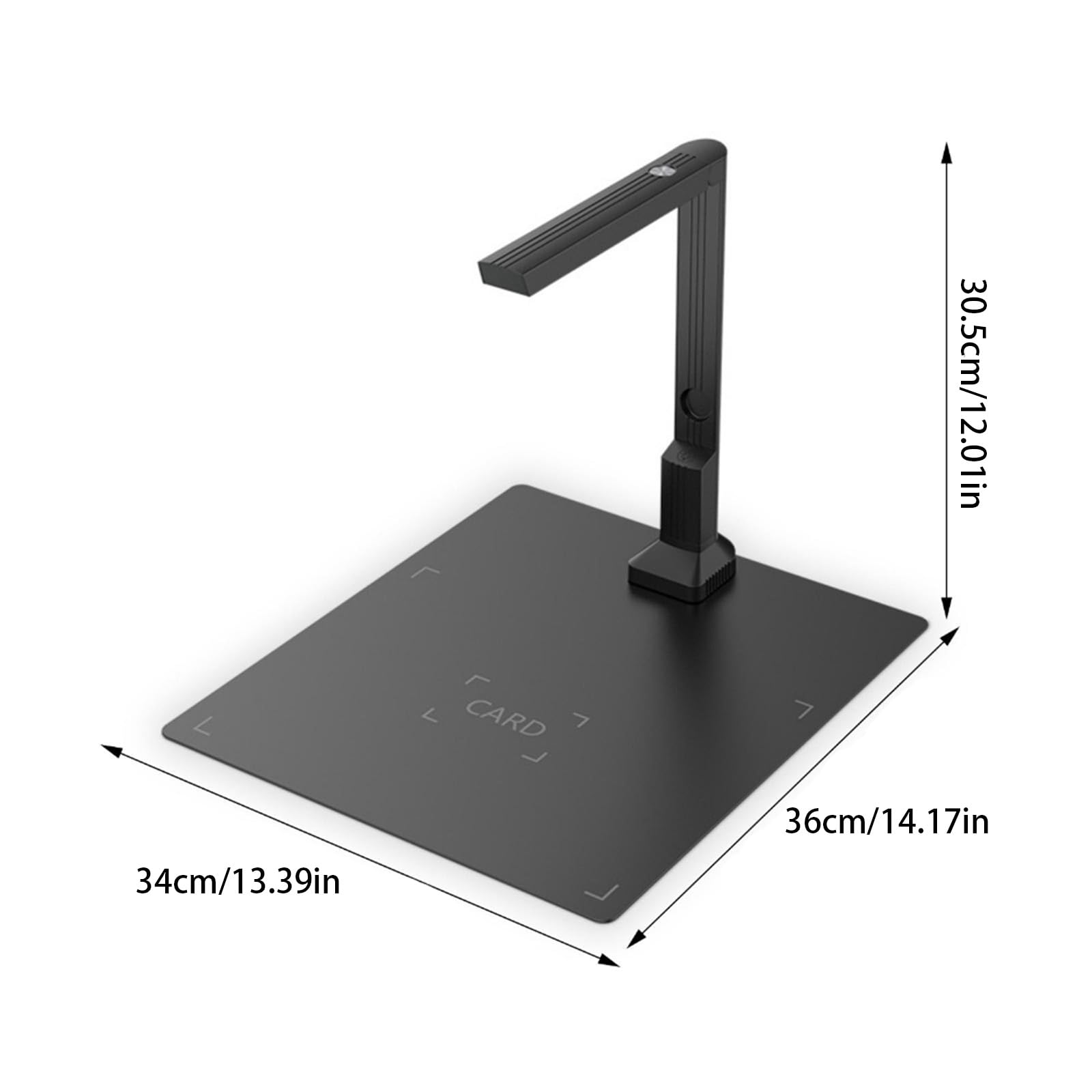 Escáner de Documentos portátil Plegable de 16MP con OCR para escaneo rápido en hogar Escáner de Documentos portátil