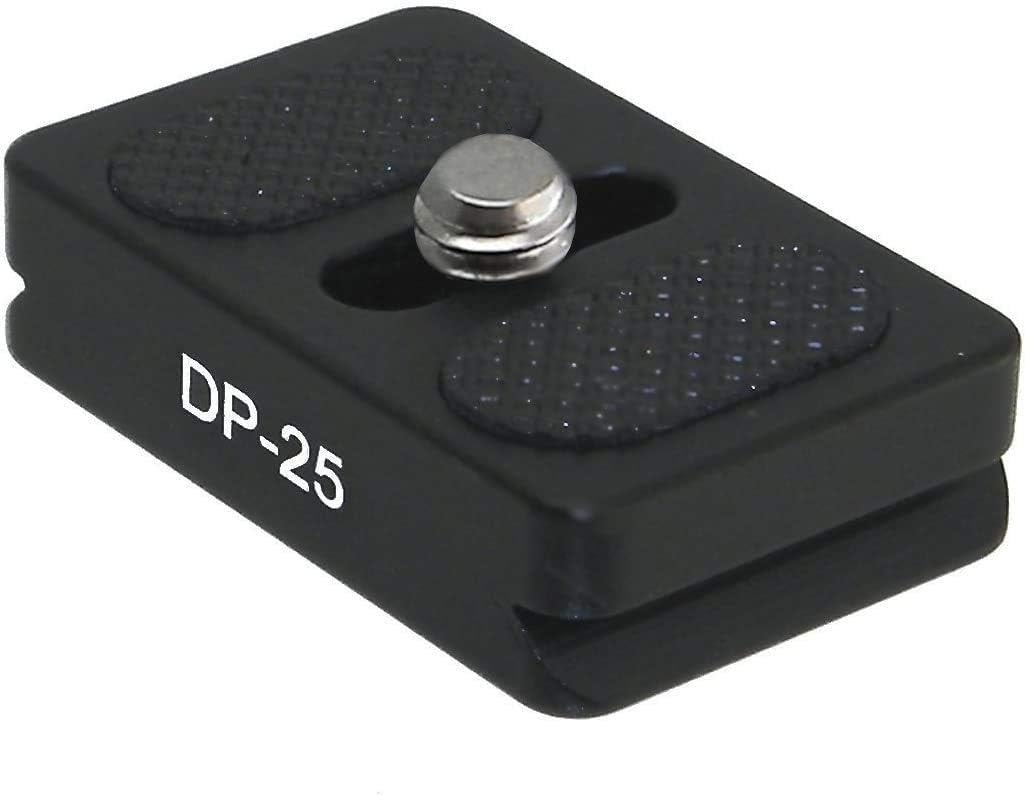 DesmondP-25 25mm QR Lens / Camera Body Plate Arca Compatible & D-Ring P25 DP-25
