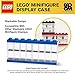 LEGO Minifigure Display Case Large - Blue Special Edition Bonus Minifigure