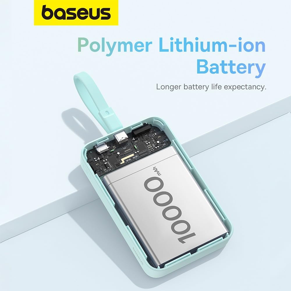 Powerbank Baseus magnetyczny mini 10000 mAh 30 W MagSafe (niebieski)