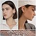 IFKM 24 Pairs Silver Hoop Earrings Set For Women Hypoallergenic Chunky Chain Twisted Open Hoops Dangle Earring Packs For Birthday Party Christmas Fashion Jewelry Gift