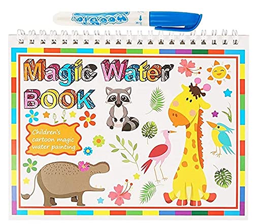 Chocozone Reusable Magic Water Book for Kids with 4 Pages Colouring Book for Kids Activity Pad Toys for 3 Years Old (Giraffe) (B096Z99NN1) Amazon Price History, Amazon Price Tracker