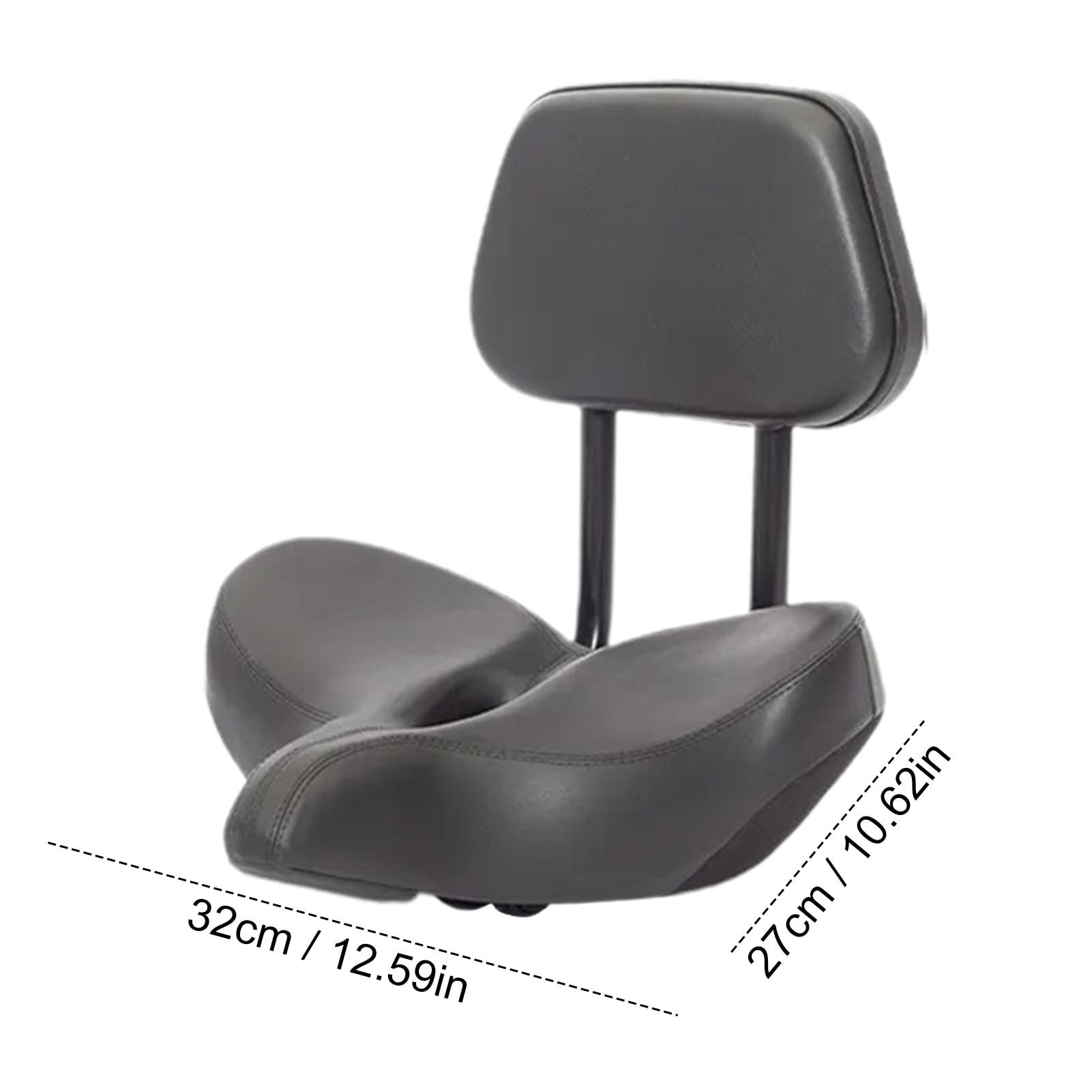 Sella Per Triciclo Con Schienale Regolabile - Comoda, In Polietilene Espanso, Per Bici Elettriche E Mountain Bike