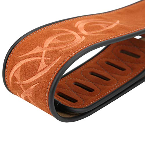 Sangle de guitare en cuir de vachette véritable pour guitare électrique/guitare acoustique/guitare western/basse… - Les Beatles, Paul McCartney, John Lennon, RIngo Starr, George Harrison Sangle de guitare en cuir de vachette véritable pour guitare électrique/guitare acoustique/guitare western/basse… – Image 5