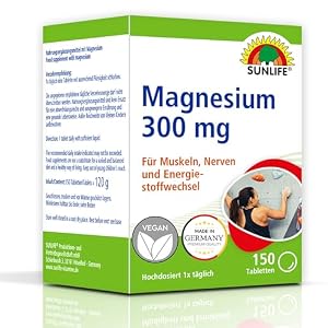 Sunlife Magnesium 300 mg Tabletten, 150 Tabletten