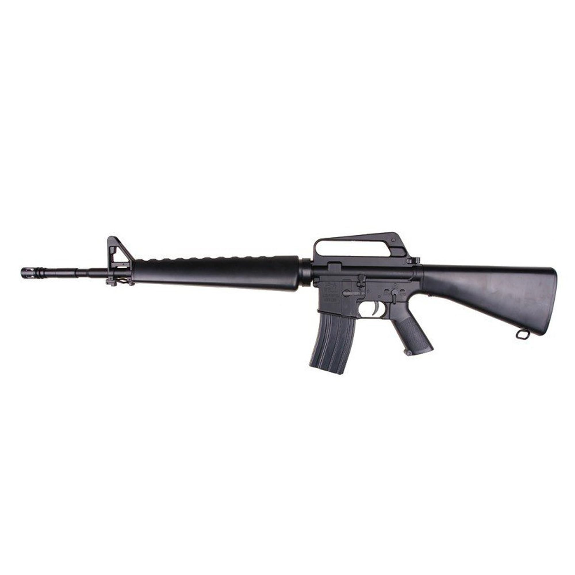 Fucile Airsoft M16-A2 / Modello a Molla/Colpo Singolo/Materiale: plastica ad Alta Resistenza/Colore: Nero/Potenza 0,5 Joule