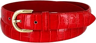 Women's Dress Belt Casual Fashion Waist Skinny Belt 1"(25mm) wide, Multi-Style Options