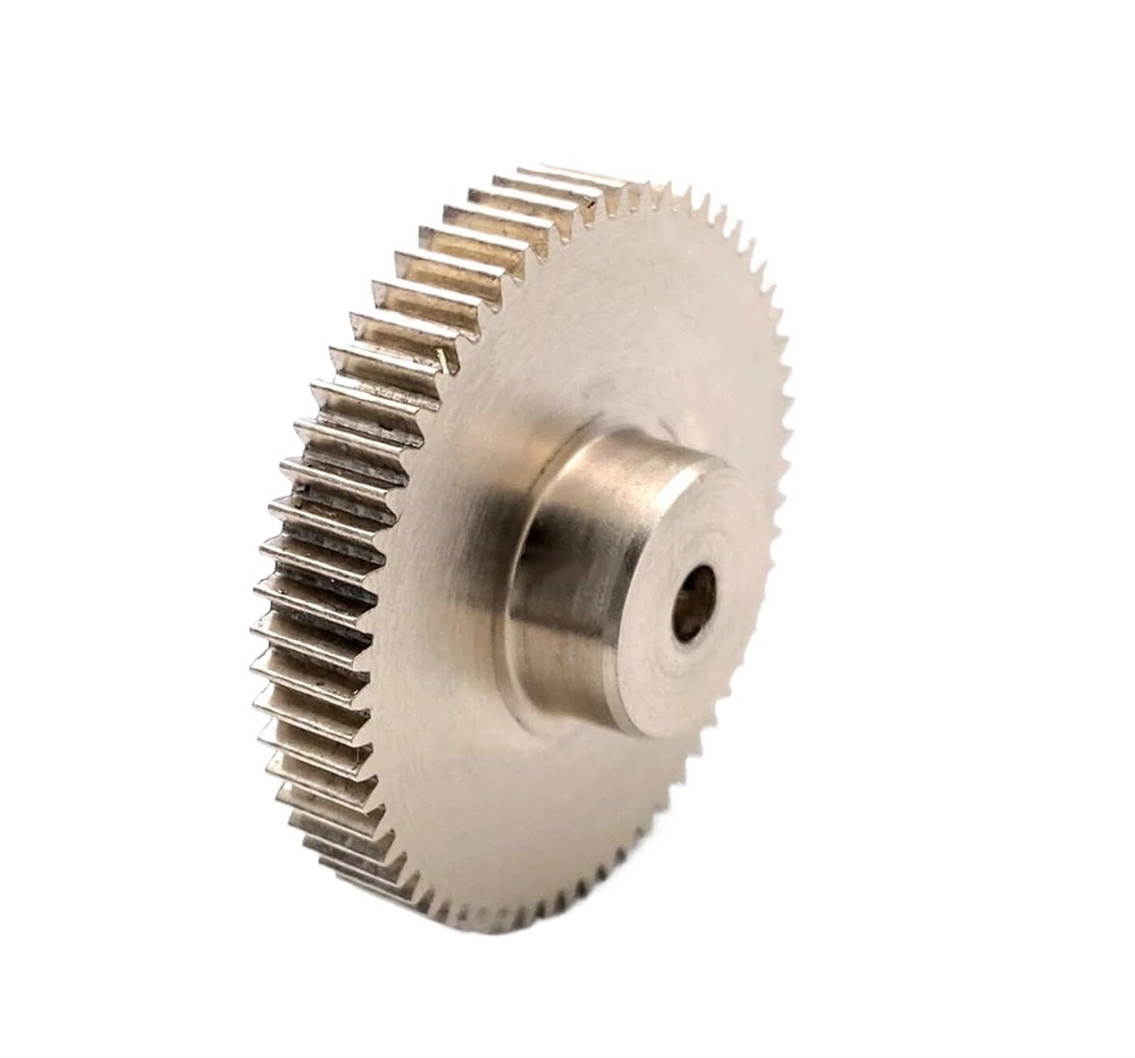 Bevel Gear Pinion Hardware Mechanical 0.5M 48-63 Teeth Step Copper Gear Convex Straight Tooth 8MM Keyway Parts 3.17mm Hole(58 Teeth)