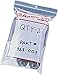 Interplas CZS40609 4 Mil Zip Lock Samples Printed Bags with White Block, LDPE, Clear, 9" Length, 6" Width (Pack of 1000)