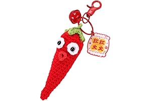 Crochet Keychain - Embrace the Zest of Green Cabbage
