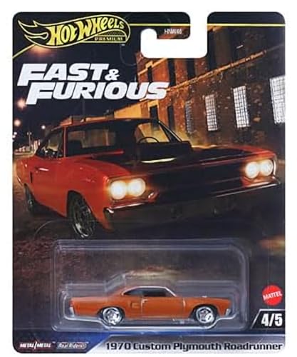 Set 5 Coches Hot Wheels Fast & Furious miniatura 5