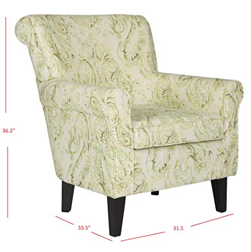 Safavieh Mercer Collection Margaret Ivory And Sage Floral Club Chair #TOP5