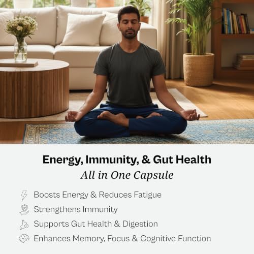 Image of Tata 1mg Daily Multivitamin with 13 Vitamins, 9 Minerals, Probiotics & Botanicals | Energy & Immunity Support | 60 Capsules