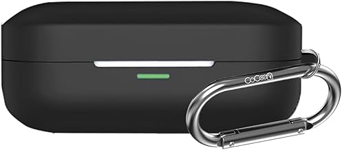 Cocoonkart Soft Silicone Case Cover Compatible for Realme Buds Air 7 | 7 Pro -Black.
