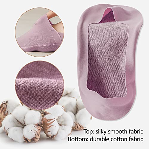 Fixseed No Show Socks Womens 6 Pairs Hidden Invisible Low Cut Socks Non Slip Socks Womens Breathable Cool Thin Womens Socks (Multicolor, 5-8) #TOP2