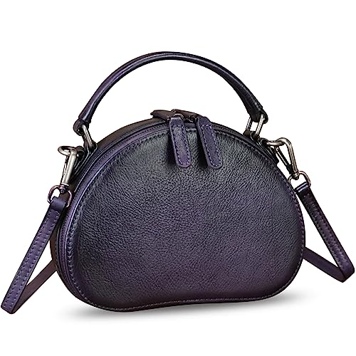 Image of Genuine Leather Small Purses for Women Crossbody Bag Vintage Handmade Phone Bags with Strap | Small