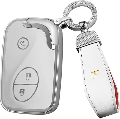 ontto Funda para mando a distancia compatible con Lexus de 3 botones, protector de llave de coche de TPU suave para Is250 Is300C Ct200H, accesorios