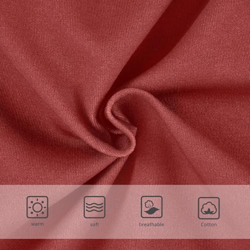 Joisal Toddler Underwear Floral 2t Cotton Girl Panties Cute Designer Briefs Kids Undies Maroon Burgundy Red3