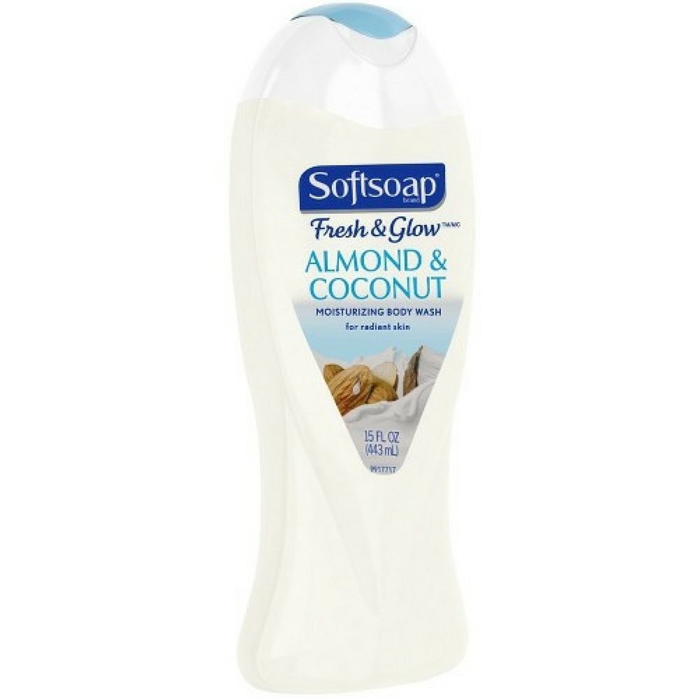 SoftsoapFresh & Glow Almond & Coconut Body Wash 15 oz
