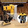 18 Gauge Cordless Brad Nailer for Dewalt 20V MAX Battery, Battery Powered Nail Gun with 1000 Nails, Lightweight Electric Nail Gun for Woodworking, DIY, Framing & Home Improvement (No Battery) #5