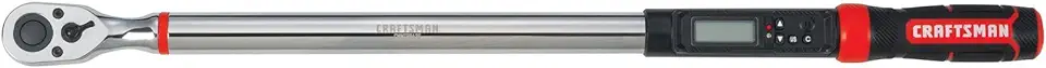 CRAFTSMAN Digital Torque Wrench, SAE, 1/2-Inch, 50-250 FT-LB, (CMMT99436)
