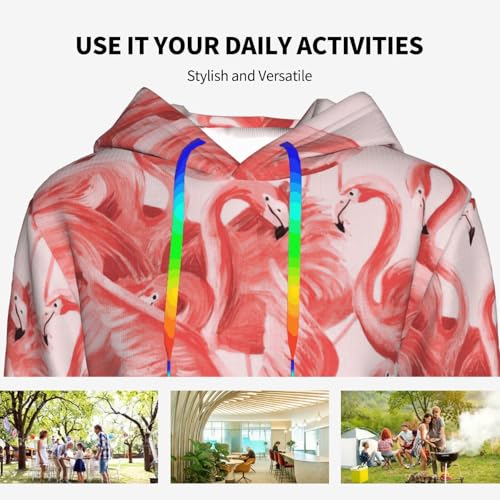 Sweat à capuche EdWal Flamingo1 : fini les pulls amples, optez pour l'ajusté