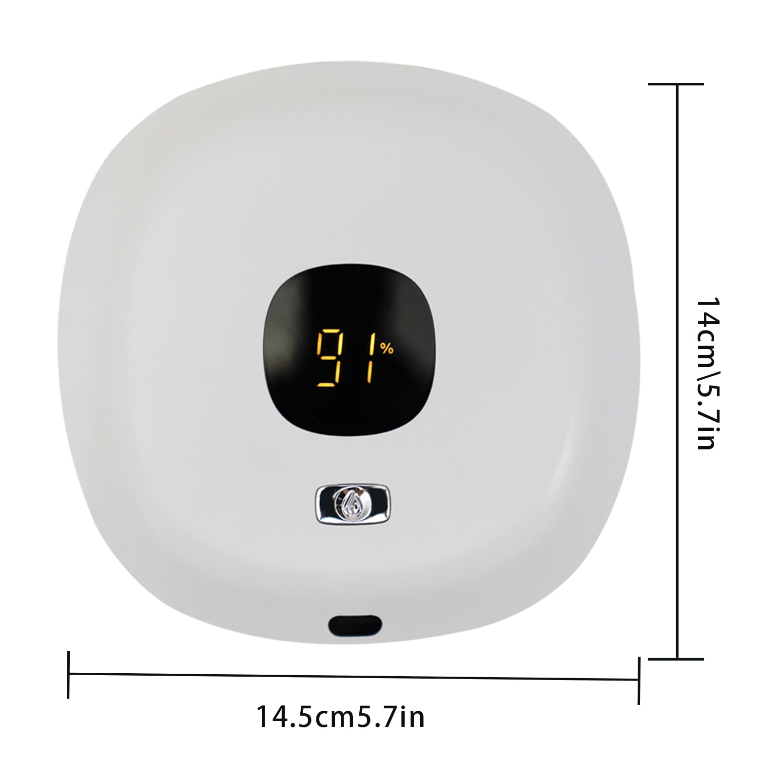 Distributore automatico di sapone in schiuma da 300 ml, distributore automatico di sapone, fissaggio a parete senza fori e ricaricabile, con sensore Soap Dispenser senza contatto