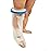 Waterproof Leg Cast Cover for Showering, Reusable Adult Short Leg Cast Protector, Cast Covers for Shower Leg, Cast Bag for Shower, Cast Cover for Showering Foot(Upgraded Waterproof Ring)
