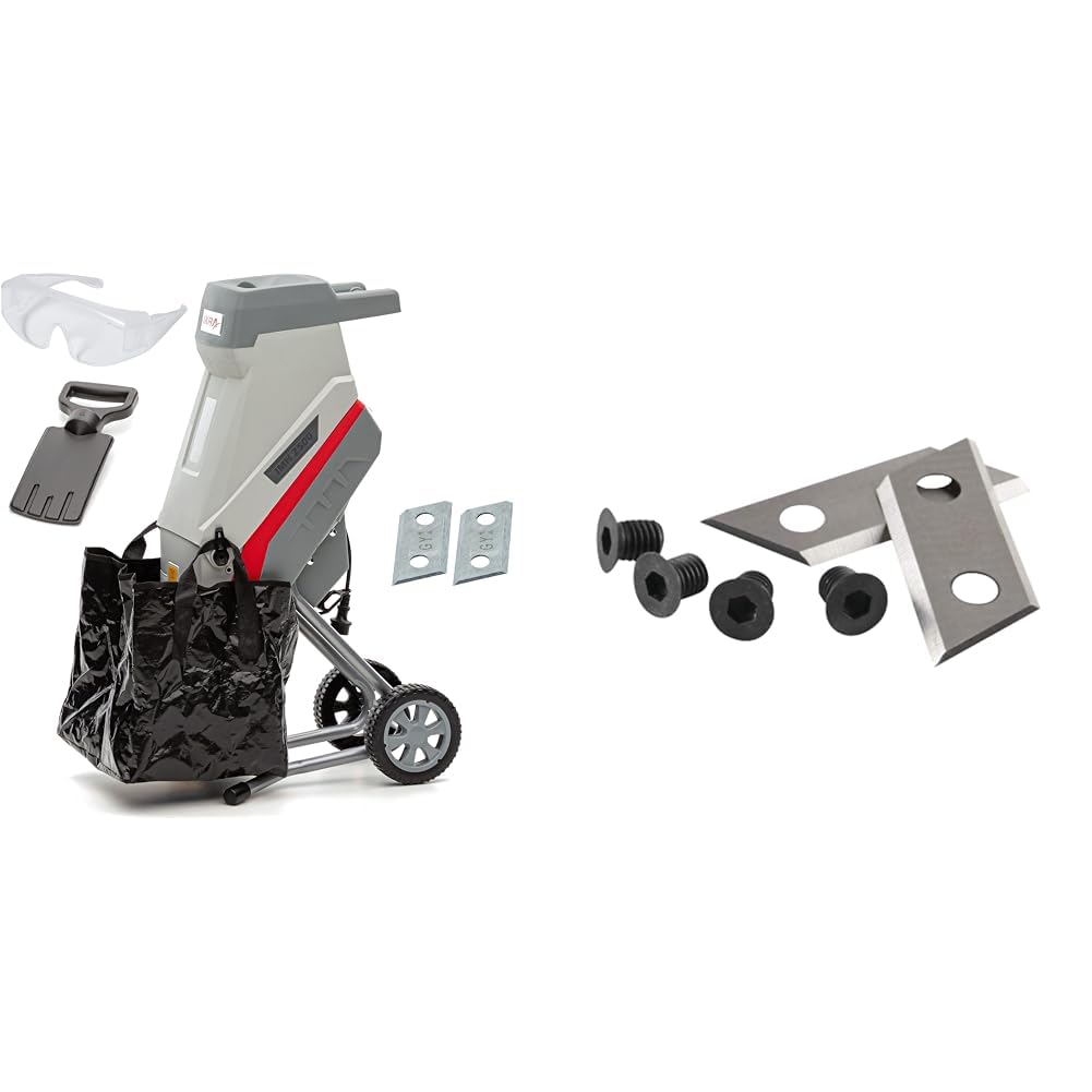 Broyeur de végétaux électrique IKRA broyeur de branches de jardin 2500W