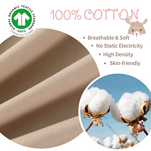 Parure de lit 100% coton bio Simple&Opulence pour grand lit double motif alpaga