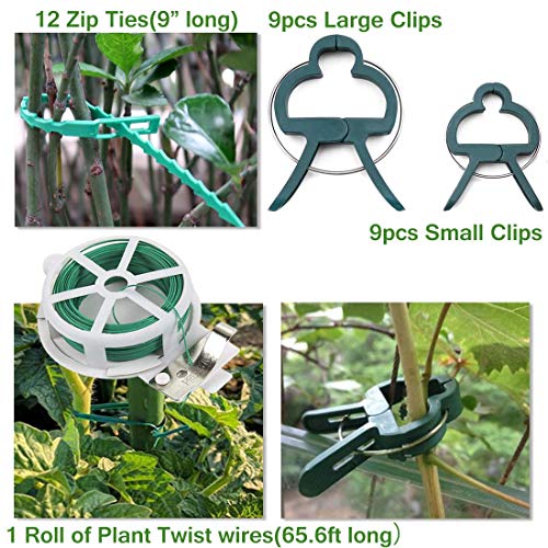 Indoor Plant Trellis for Climbing Plants Bundle Pack 6 Leaf Shape