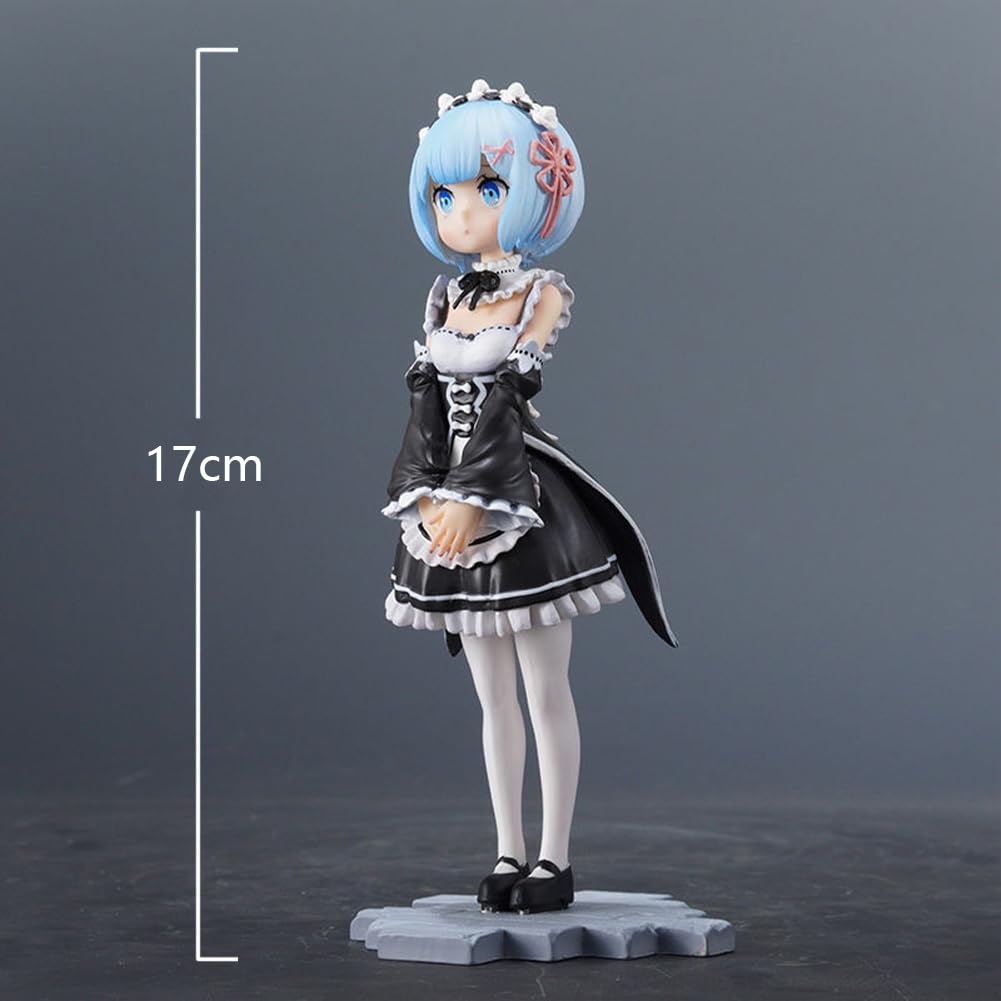 Amazon.com: HBGIAY REM Figure Maid Dress Style Model 17cm Anime