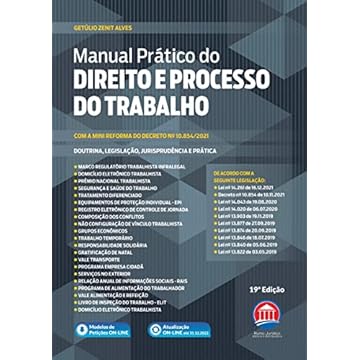 Capa do livro Manual Prático do Direito e Processo do Trabalho - 19A. Ed.