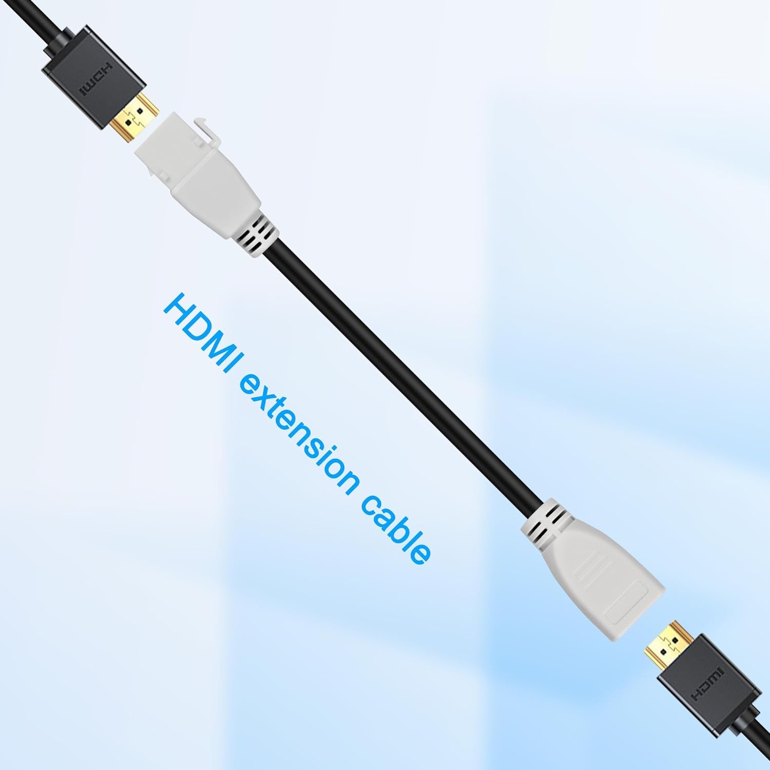 XMSJSIY 4 Pezzi Adattatore HDMI Keystone Femmina-Femmina - 4K@60Hz, Connettori Placcati Oro Per Pannelli A Parete, Nero