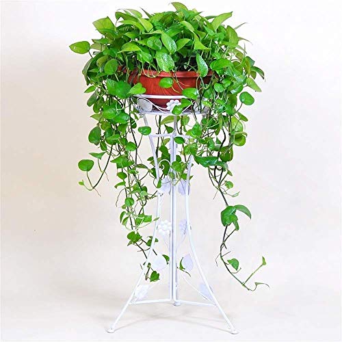 Présentoir à fleurs en métal robuste au design soigné pour décoration intérieure