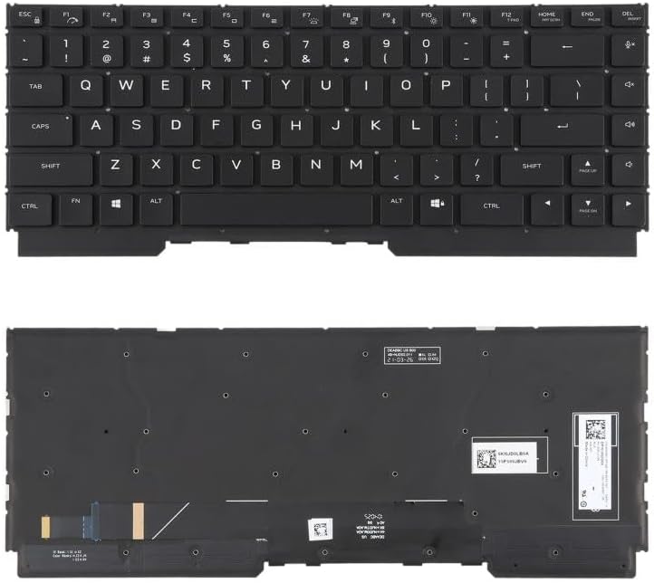 Replacement Keyboards US Version Colorful Backlit Laptop Keyboard for ...