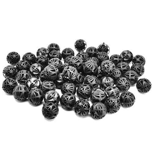 Image of Surf turtle 100 Pcs 1 Inch Bio Balls Filter Media, Aquarium Biological Filter Balls for Fish Tank, Pond and Aquarium Filtration