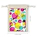 Fashion Memphis Cotton And Linen Small Bundle Pocket Set of Eight, Small And Exquisite Pockets