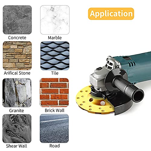 Golden Pearl LE-888 3Pcs-4 Inch Concrete Stone Ceramic Turbo Diamond Grinding Cup Wheel,12 Segs Heavy Duty Angle Grinder Wheels thumb #5